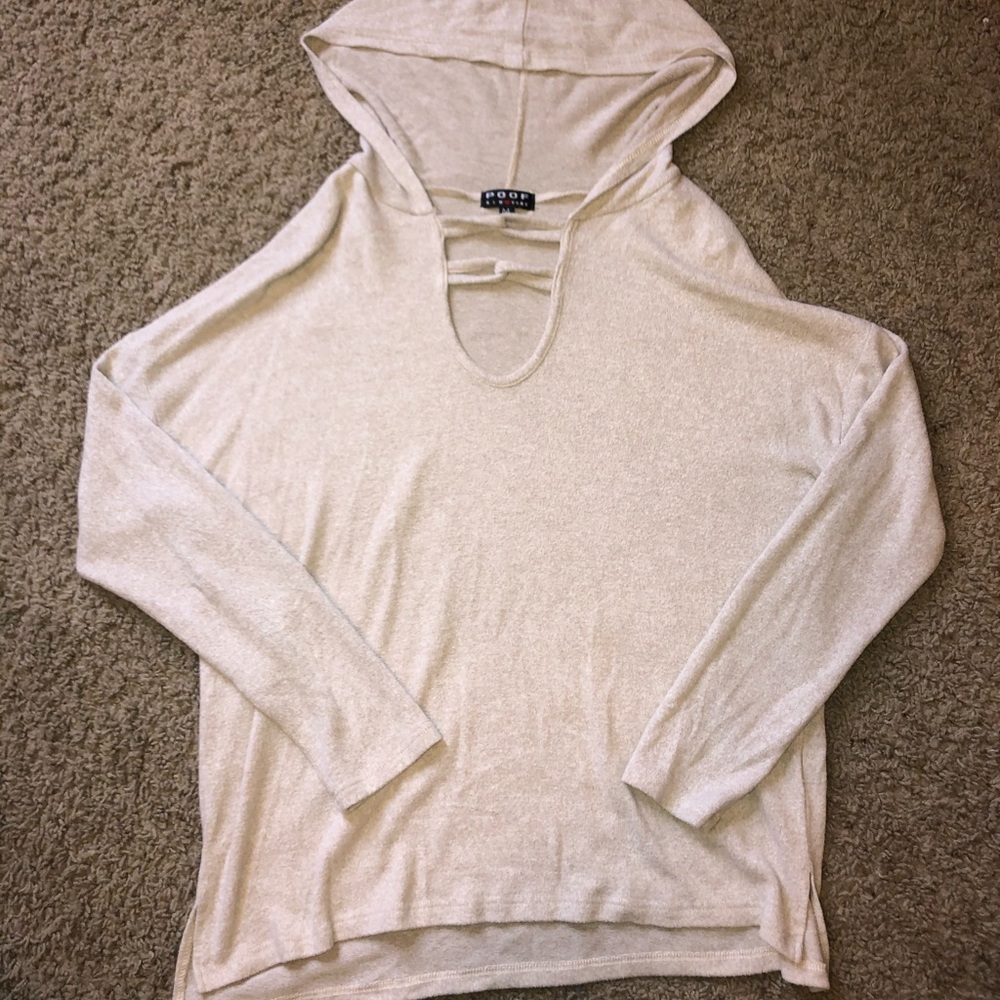Very soft pull over hoodie